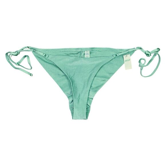 aerie Green Cheekier Side Tie String Bikini Bottoms - Size XL - Picture 1 of 3